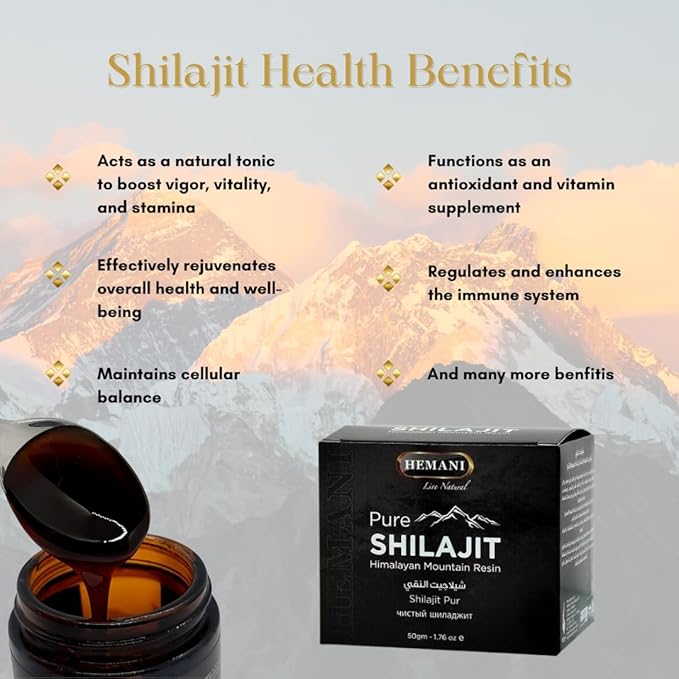 Hemani Pure Shilajit Himalayan Resin 50 gm